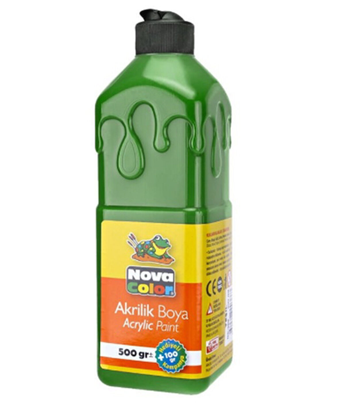 Nova Color Akrilik Boya 500ml Yeşil - 3 adet