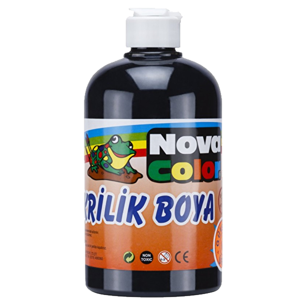 Nova Color Akrilik Boya 500 GR Siyah NC-386