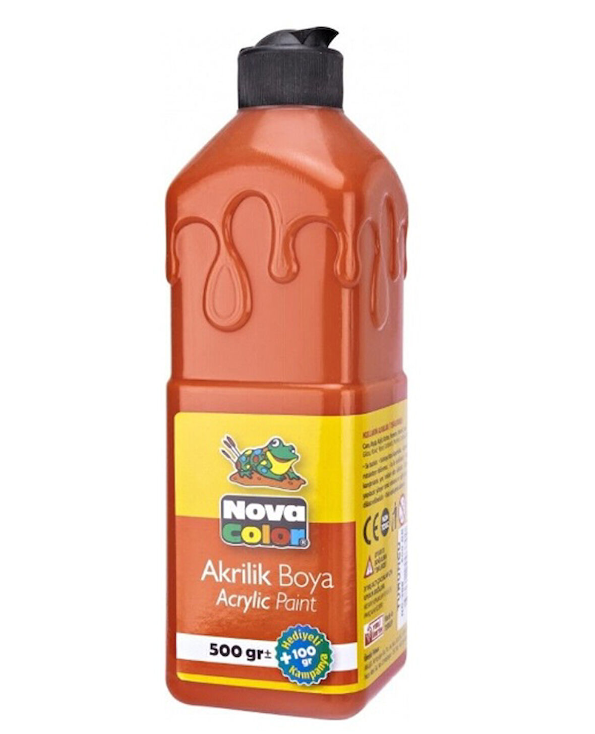 Nova Color Akrilik Boya 500Ml Turuncu  - 3 adet