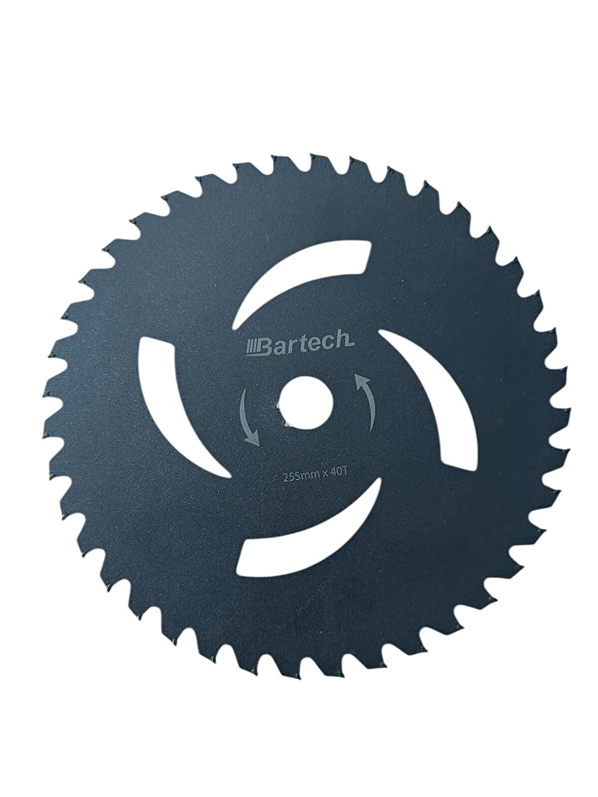Bartec Tırpan Bıçağı Elmas Daire Testere  255 mm Siyah 40 Diş