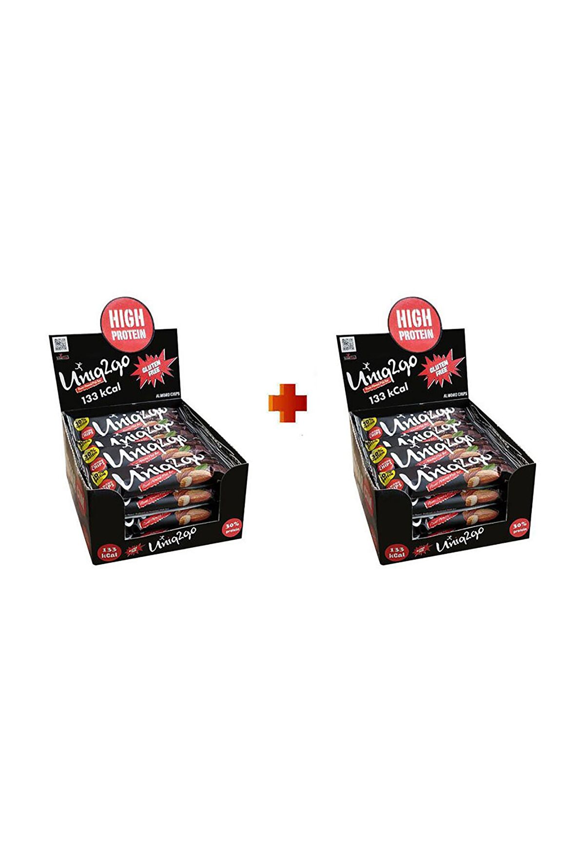 Power Midi 16lı Kutu 2x Kutu %100 Naturel Badem Parçacıklı Proteinli Bar Kutu Içi Adet 38gr.