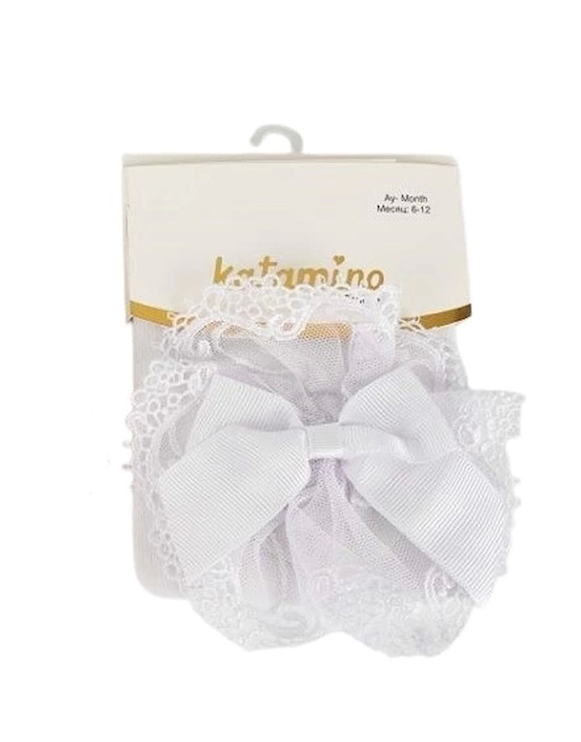 Katamino Kurdele Popo Aks. Kız Bebek Külotlu Çorap K32071 Karışık Renk