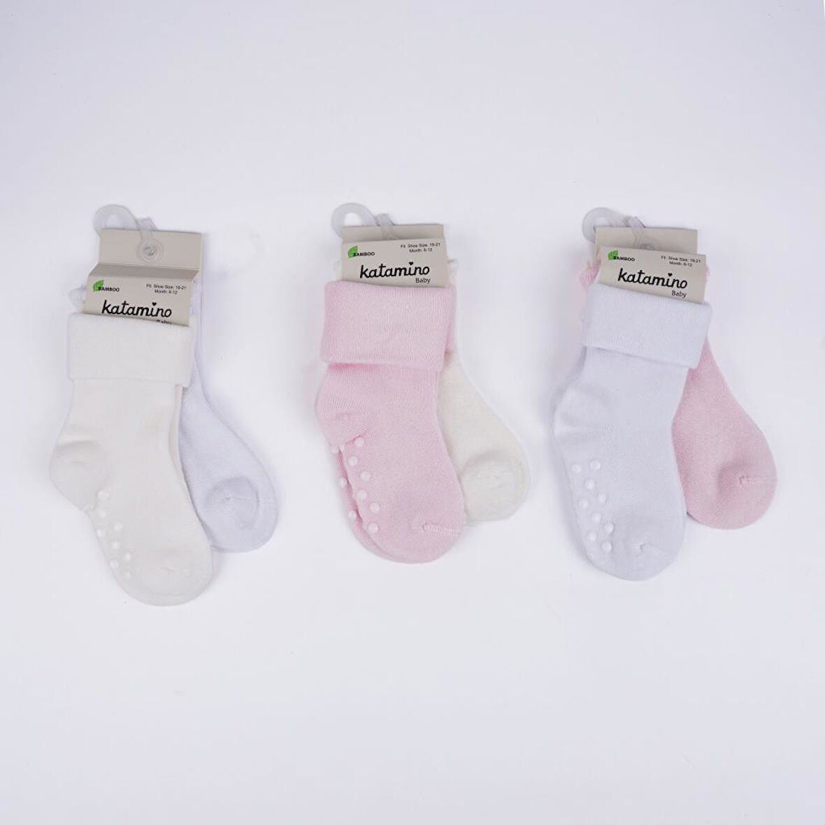 Katamino Monala Absli 2li Kız Modal Bebek Soket K44091 Asorti