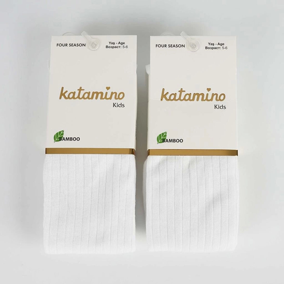 Katamino Beyza Kız Bambu Külotlu 1-5 Yaş K30205 Beyaz(1 Adet)