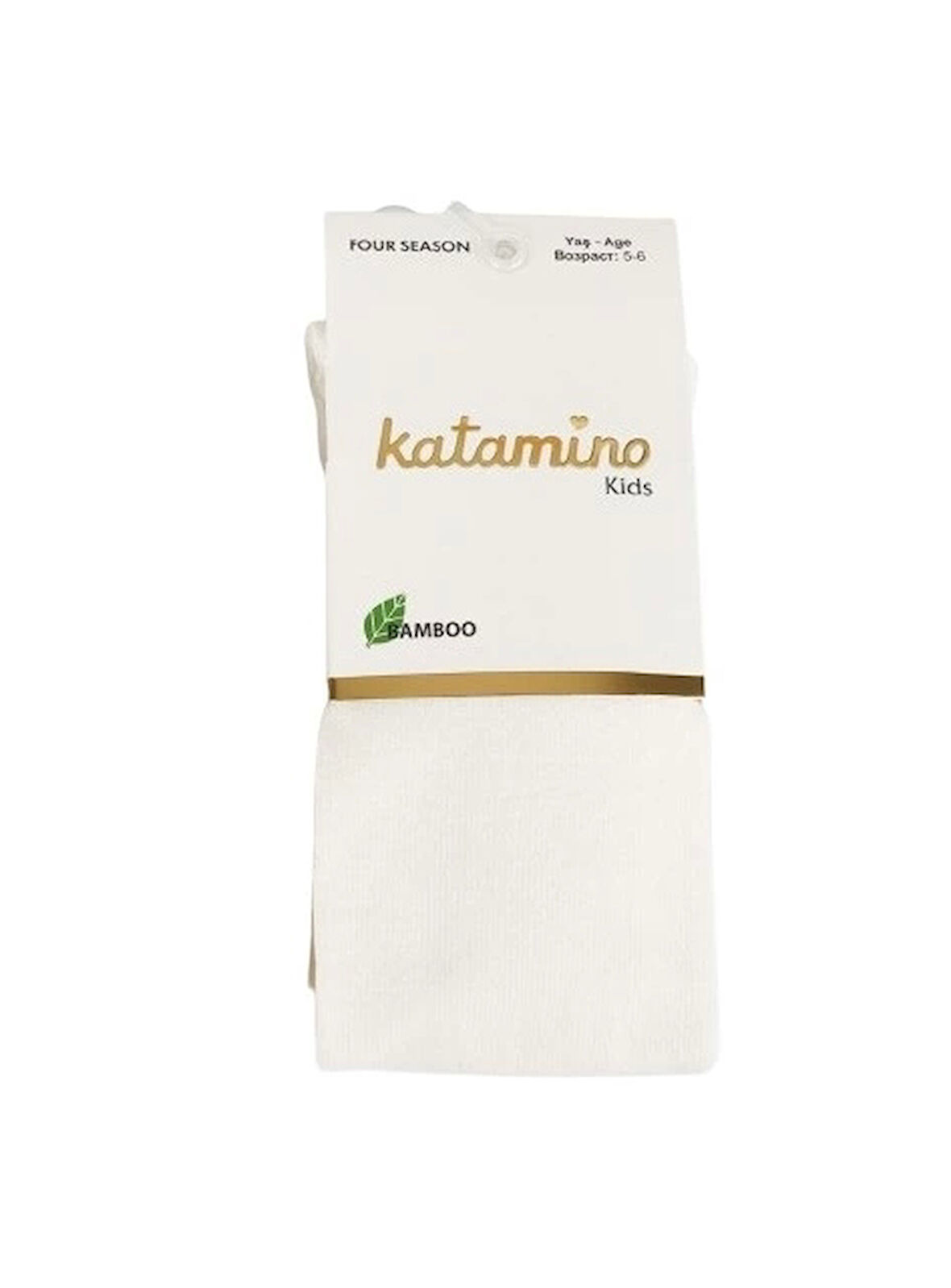 Katamino Mirabel Kız Bambu Külotlu Çorap K30207 Krem(1 Adet)