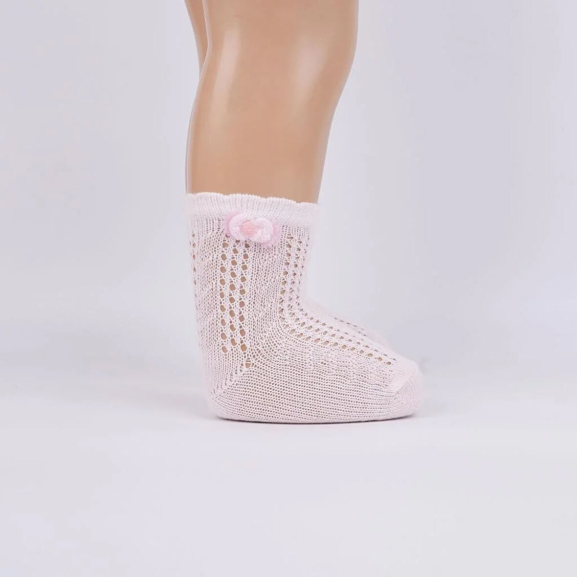 Maskot Aks File Kız Bebek Soket Çorap K43017 Asorti