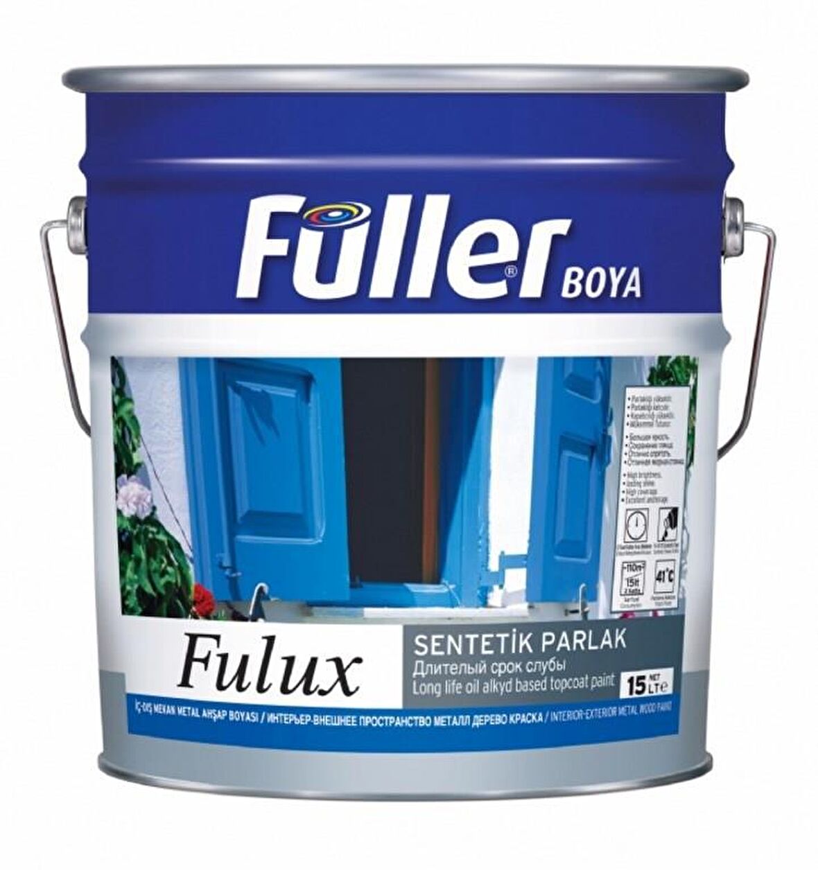 Fulux Sentetik Parlak Boya 0,25 Litre Boncuk Mavi