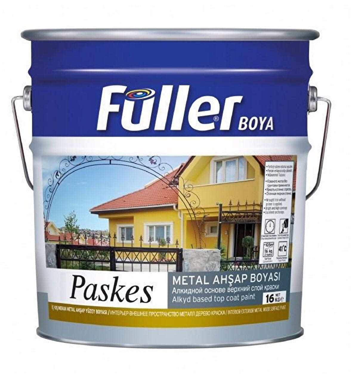 Paskes Sentetik Metal Boya 2,5 Kg Krem