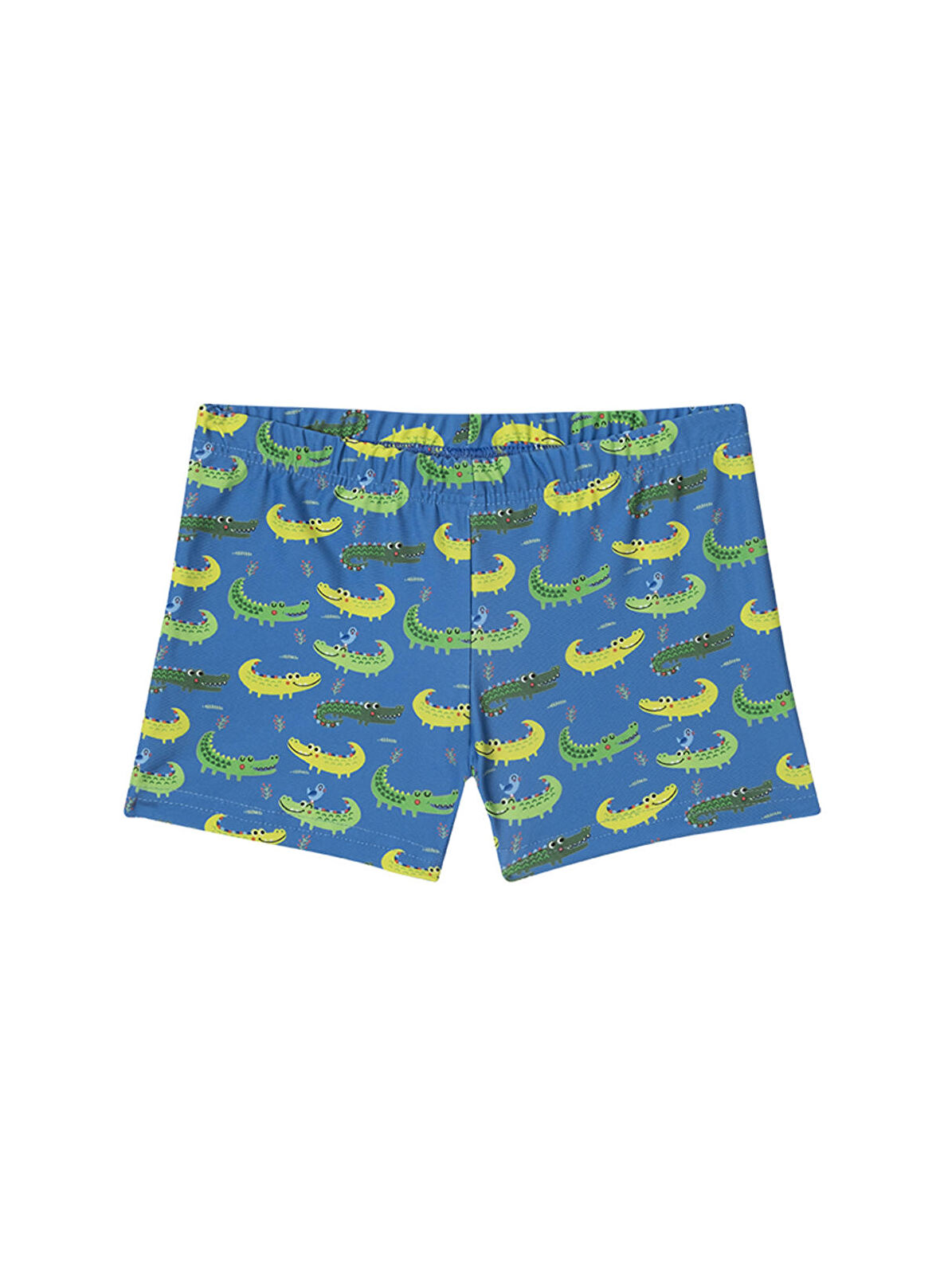 Slipstop Çok Renkli Erkek Çocuk Bisiklet Yaka Askılı Baskılı Mayo SM21120132 Alligator Mayo