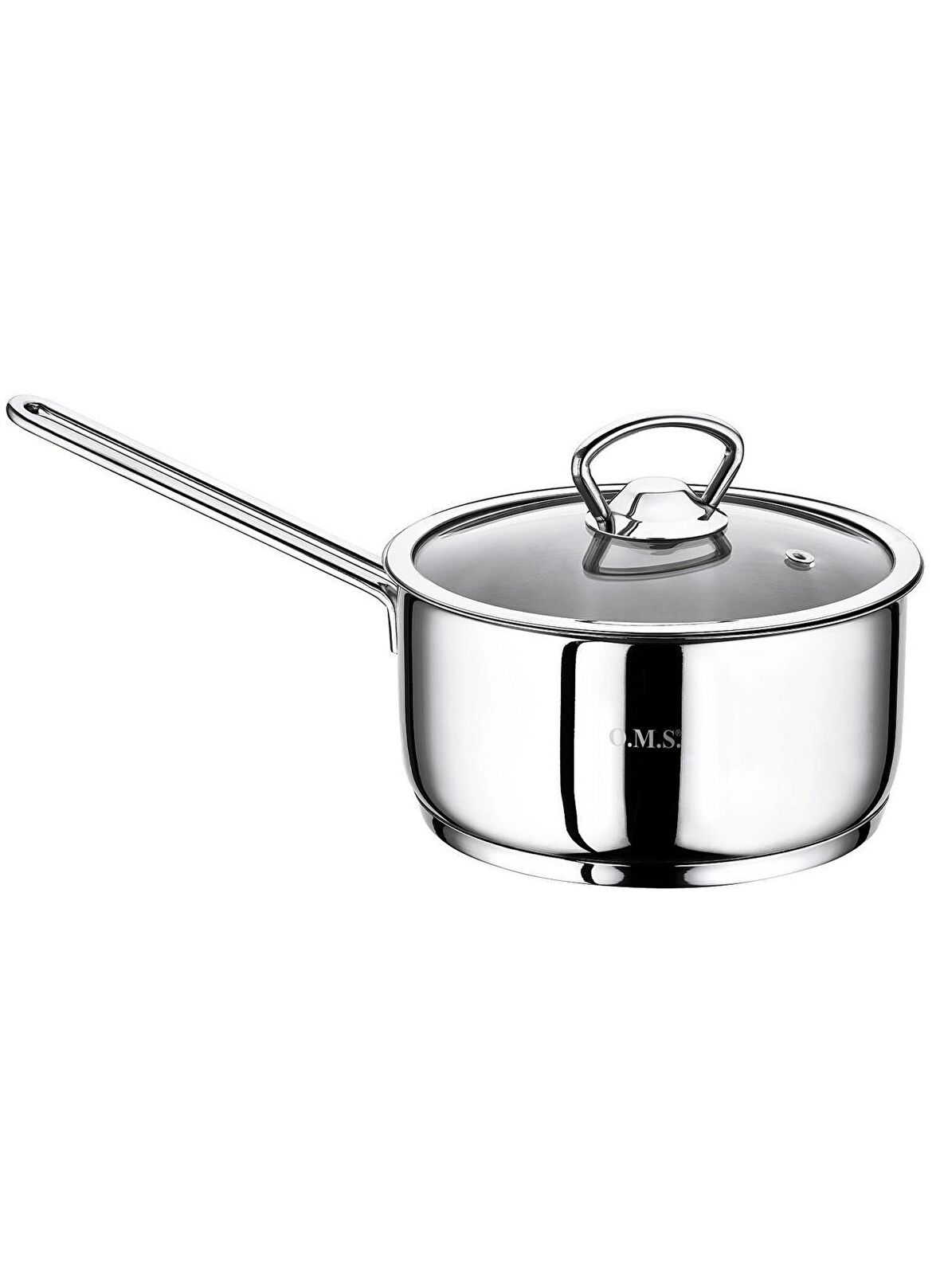 Oms 14 CM Çelik Sahan Kapaklı Mini Boy Silikon Kulplu