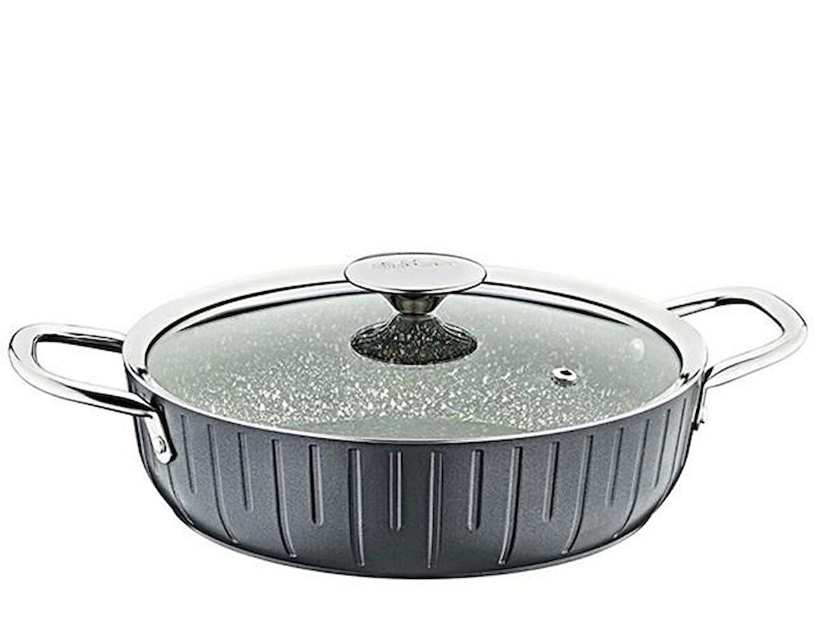 Oms 28 cm Colonna Granit Karnıyarık Gri 