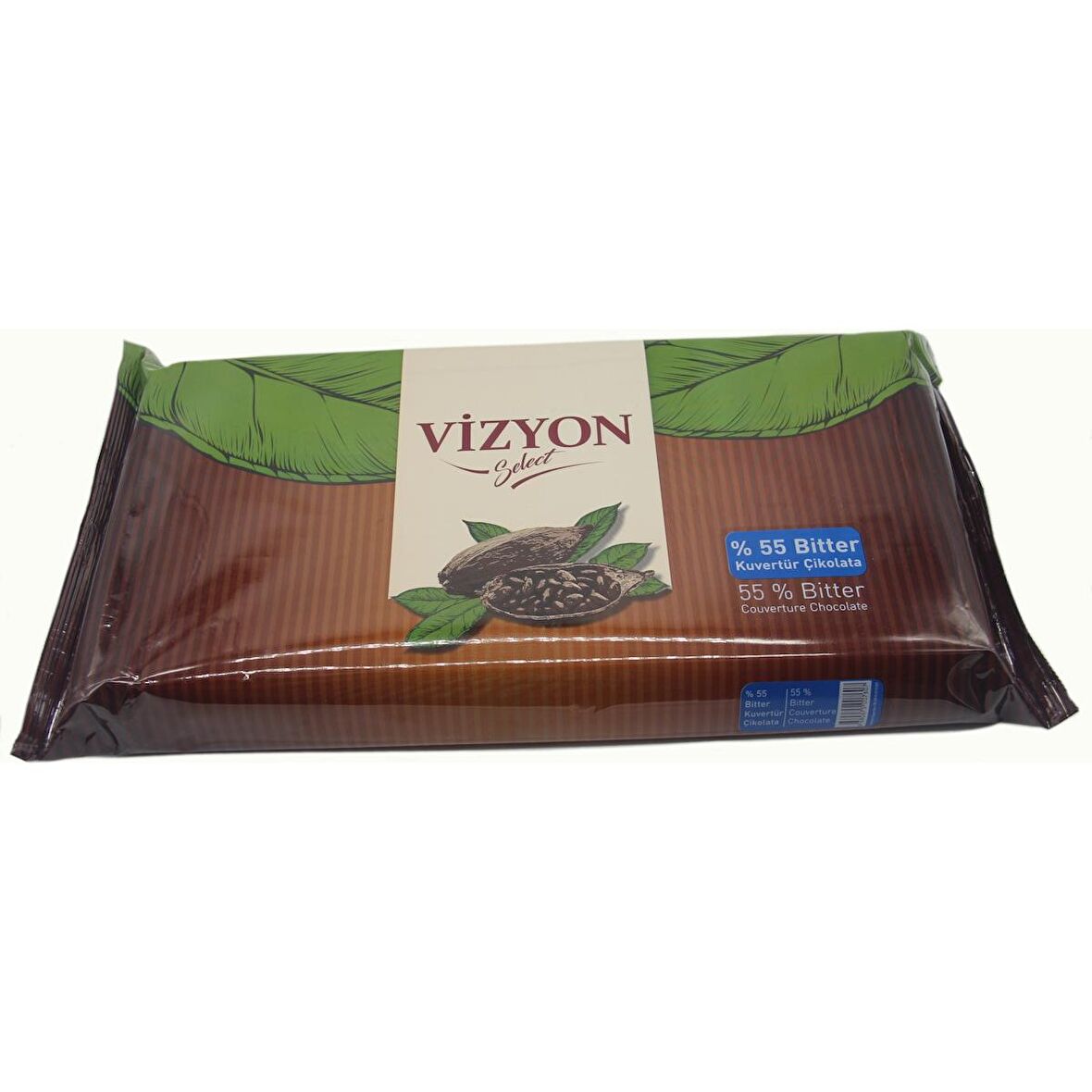 Vizyon Bitter Kuvertür Çikolata 2.5 kg