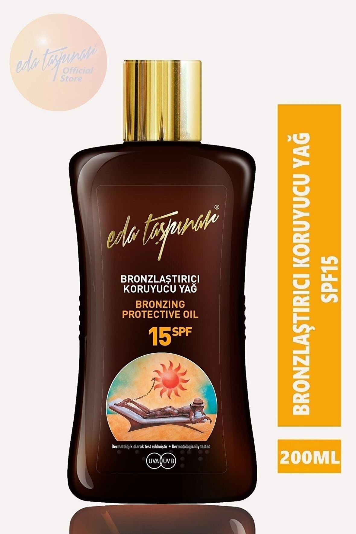 Eda Taşpınar Bronzlaştırıcı Koruyucu Yağ Spf 15 - 200 ML