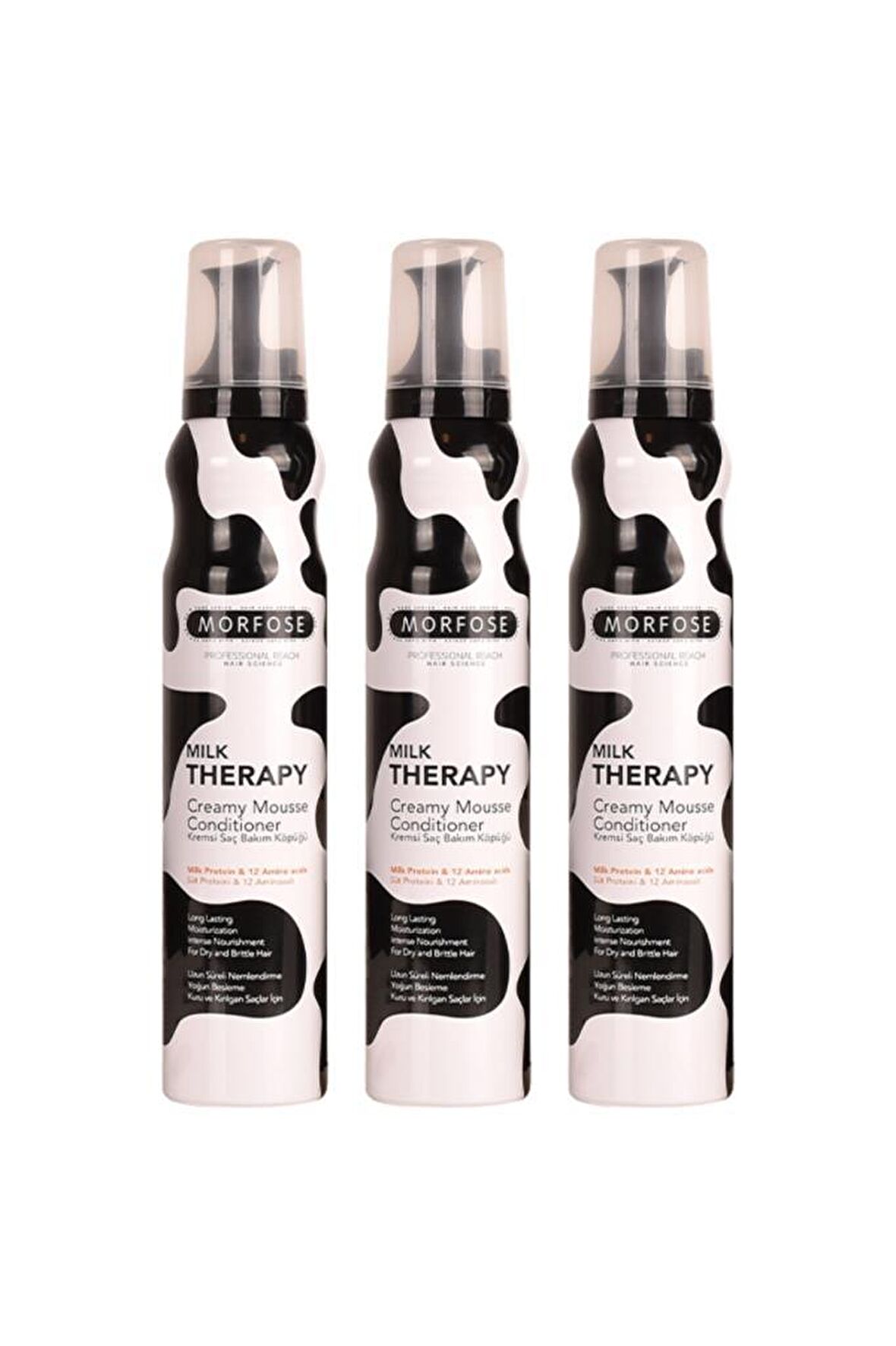 Morfose Milk Theraphy Saç Köpüğü 200 ml  X 3 Adet