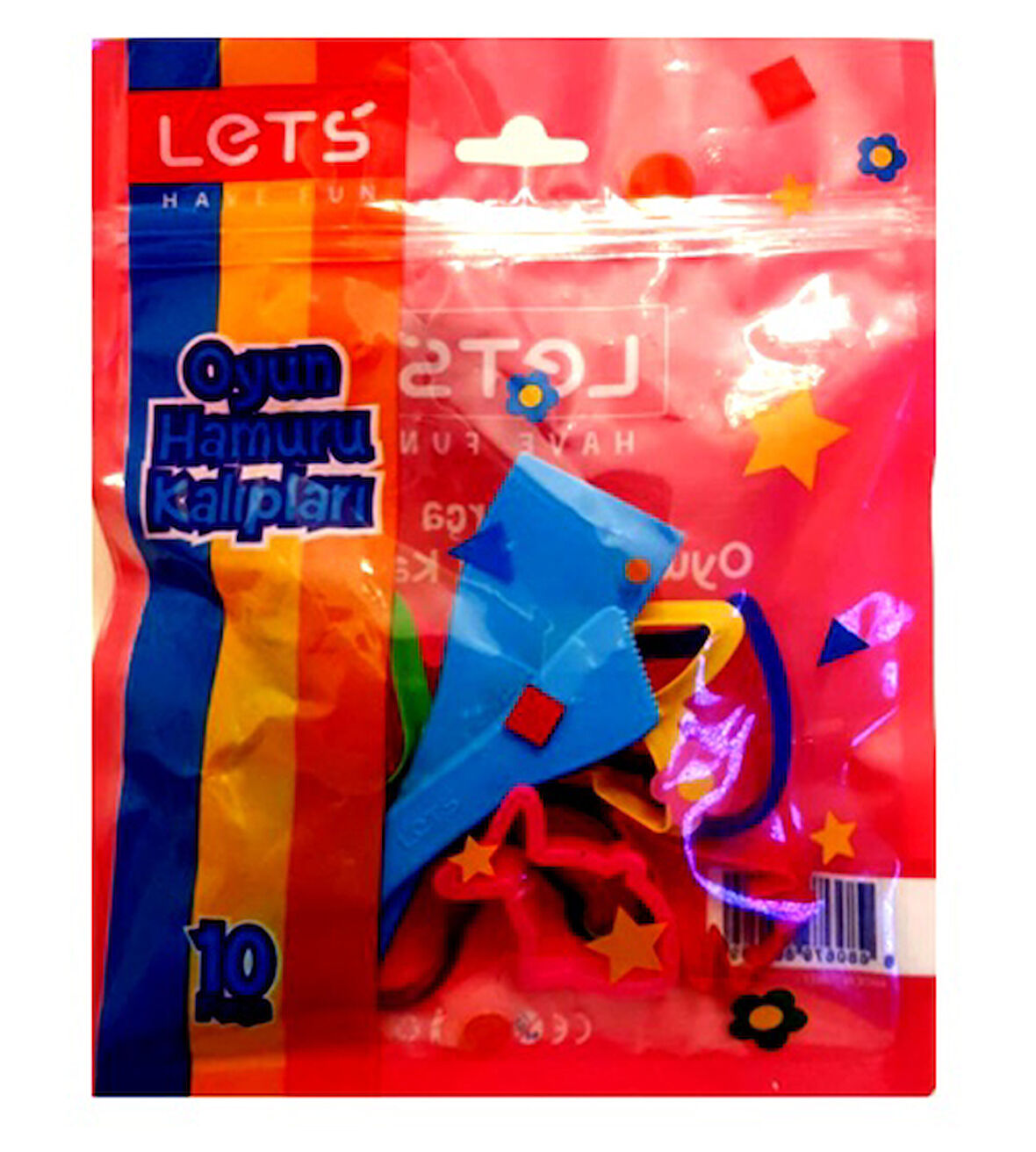 Lets Oyun Hamuru Kalıbı 10 Parça L8416 - 2 paket