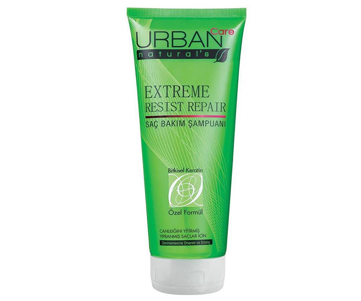 URBAN Care Extreme Resist Repair Dolgun ve Güçlü Uzayan Saçlar için Şampuan - 200ml