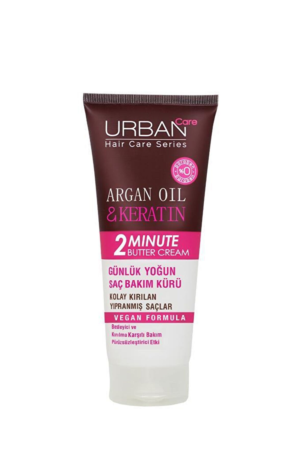 Urban Care Argan Oil & Keratin 2 Minute Kırılma Karşıtı Tüm Saç Tipleri İçin Keratinli Sülfatsız Saç Kremi 200 ml