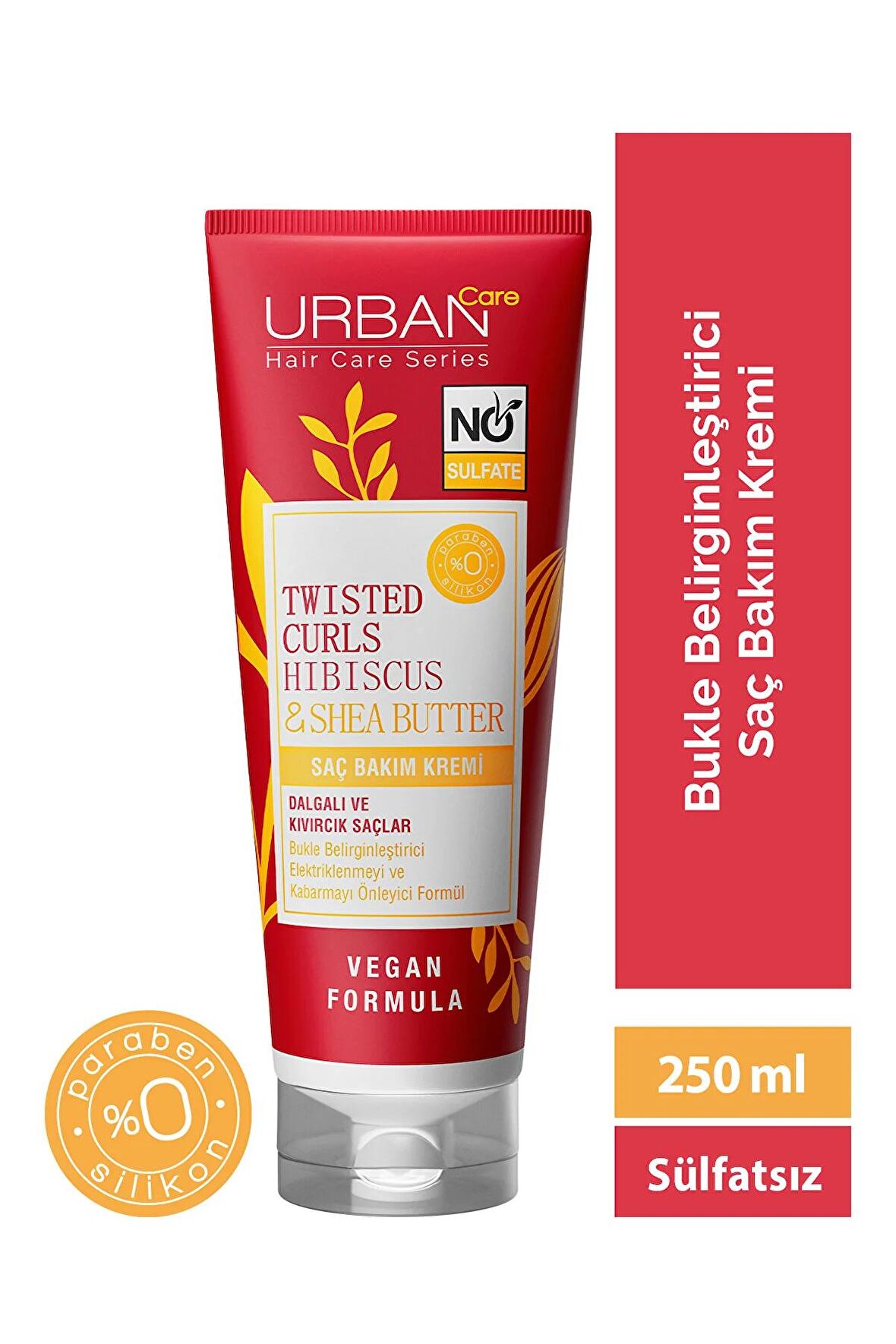 Urban Care Sülfatsız Curl Hibiscus Water&She Butter Saç Kremi 250 Ml