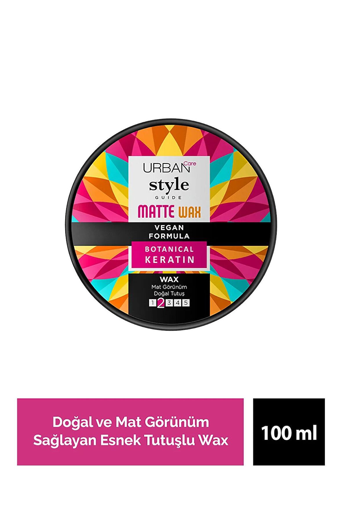 Urban Care Style Guide Matte Wax 2 Mat Görünüm Doğal Tutuş Wax 100ml