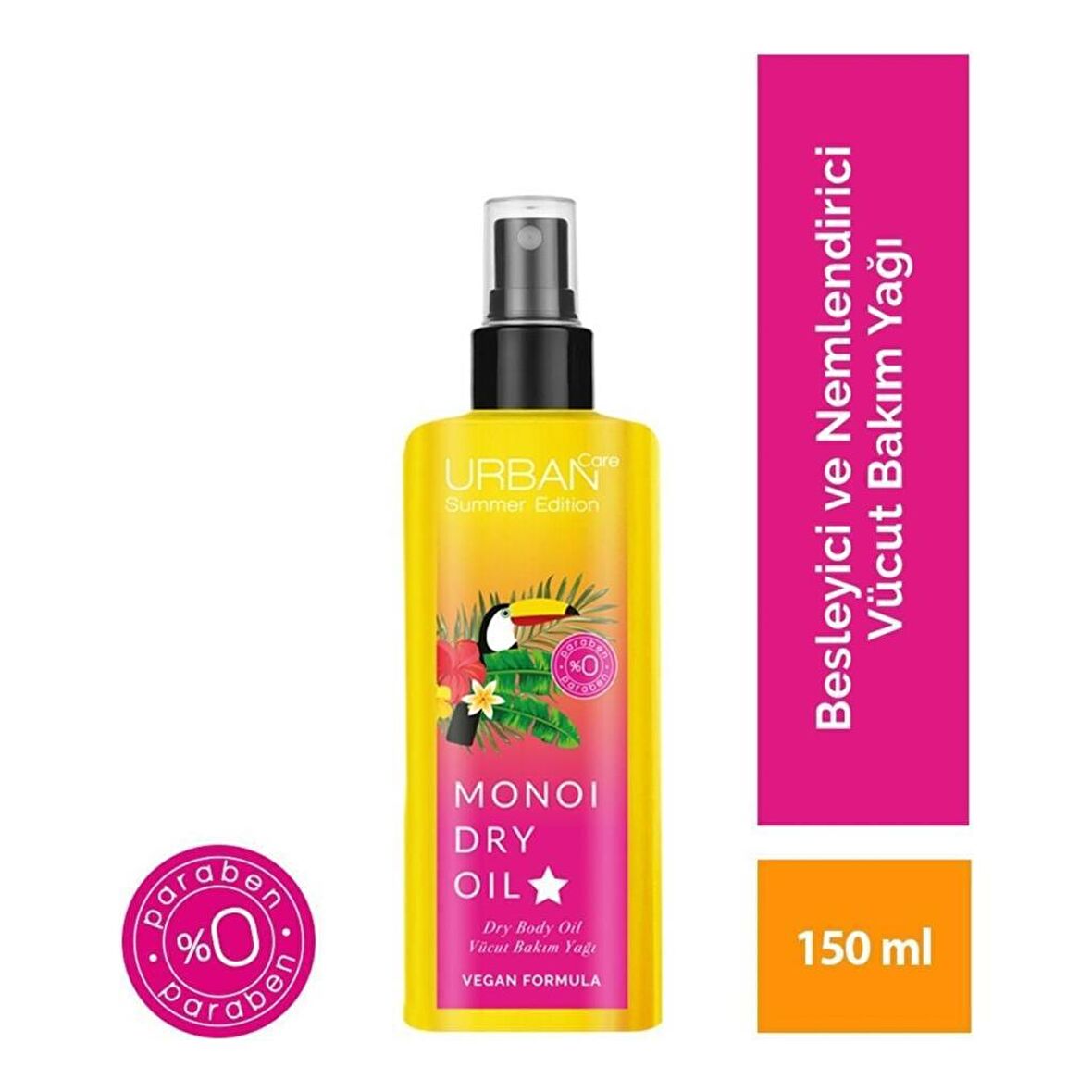 URBAN CARE VÜCUT BAKIM YAĞI MONOİ YAĞI 150ML