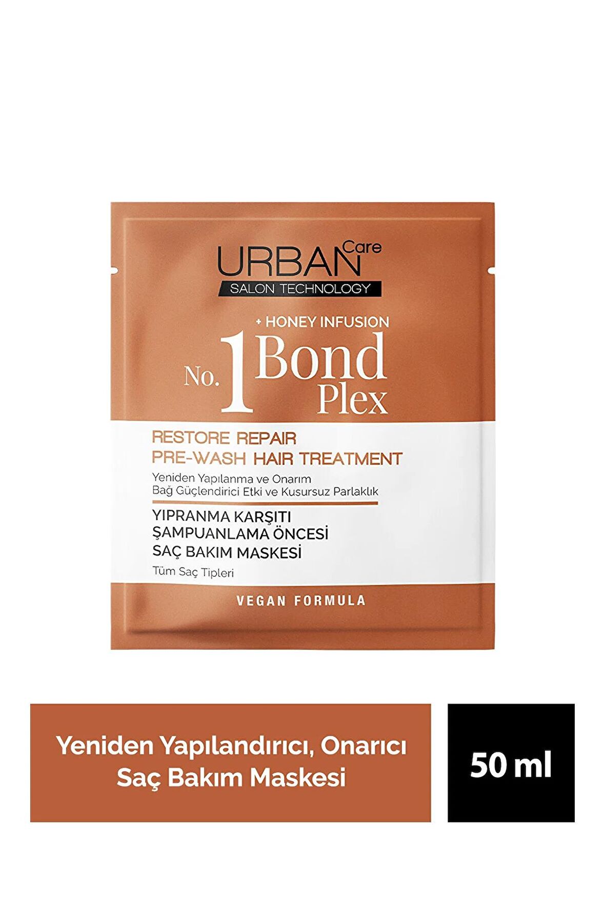 Urban Care Bond Blex No 1 Yıpranma Karşıtı Şampuanlama Öncesi Saç Maskesi 50 ml