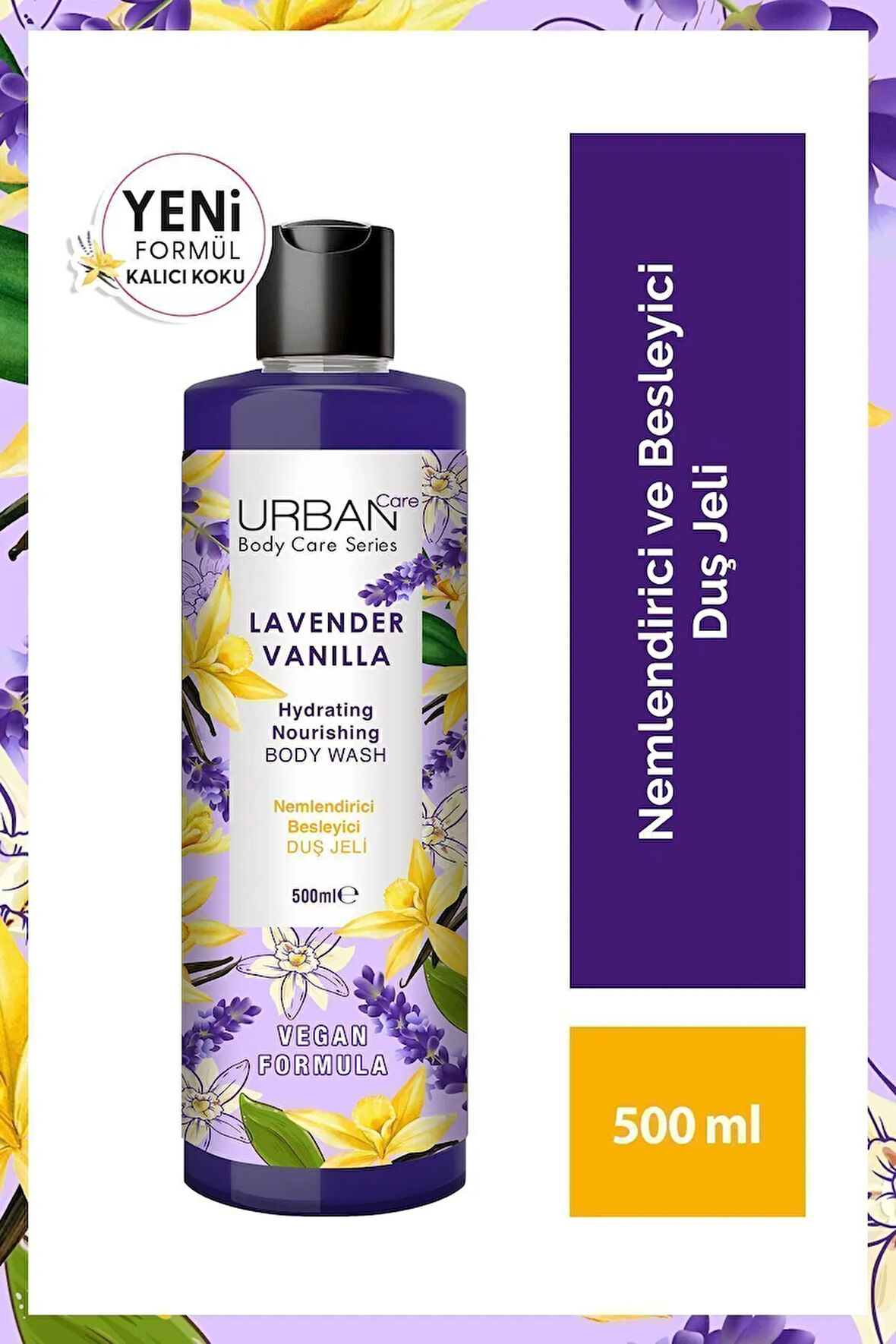 Duş Jeli Lavender Vanilla Duş Jeli 500 ml X 4 ADET