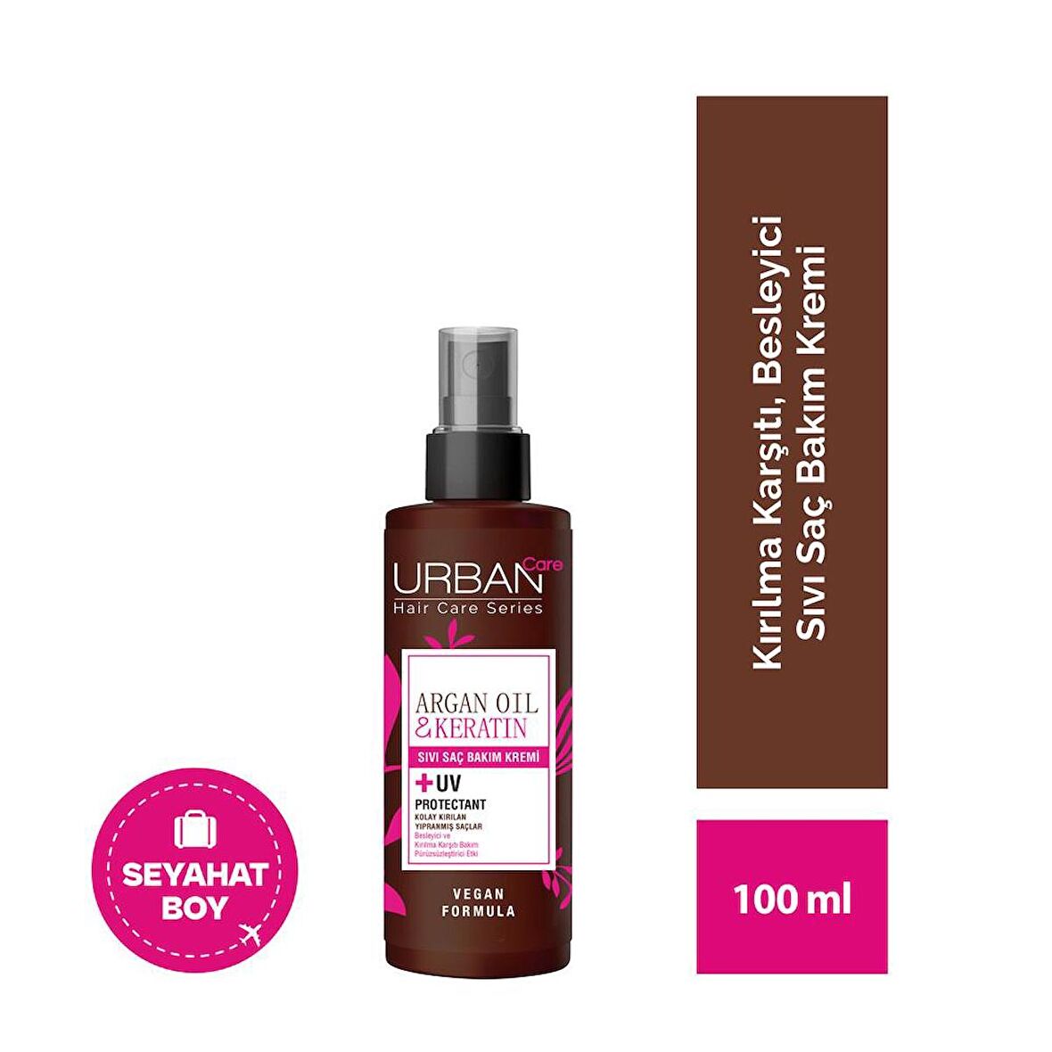 Argan oil & keratin sıvı saç kremi 100 ml