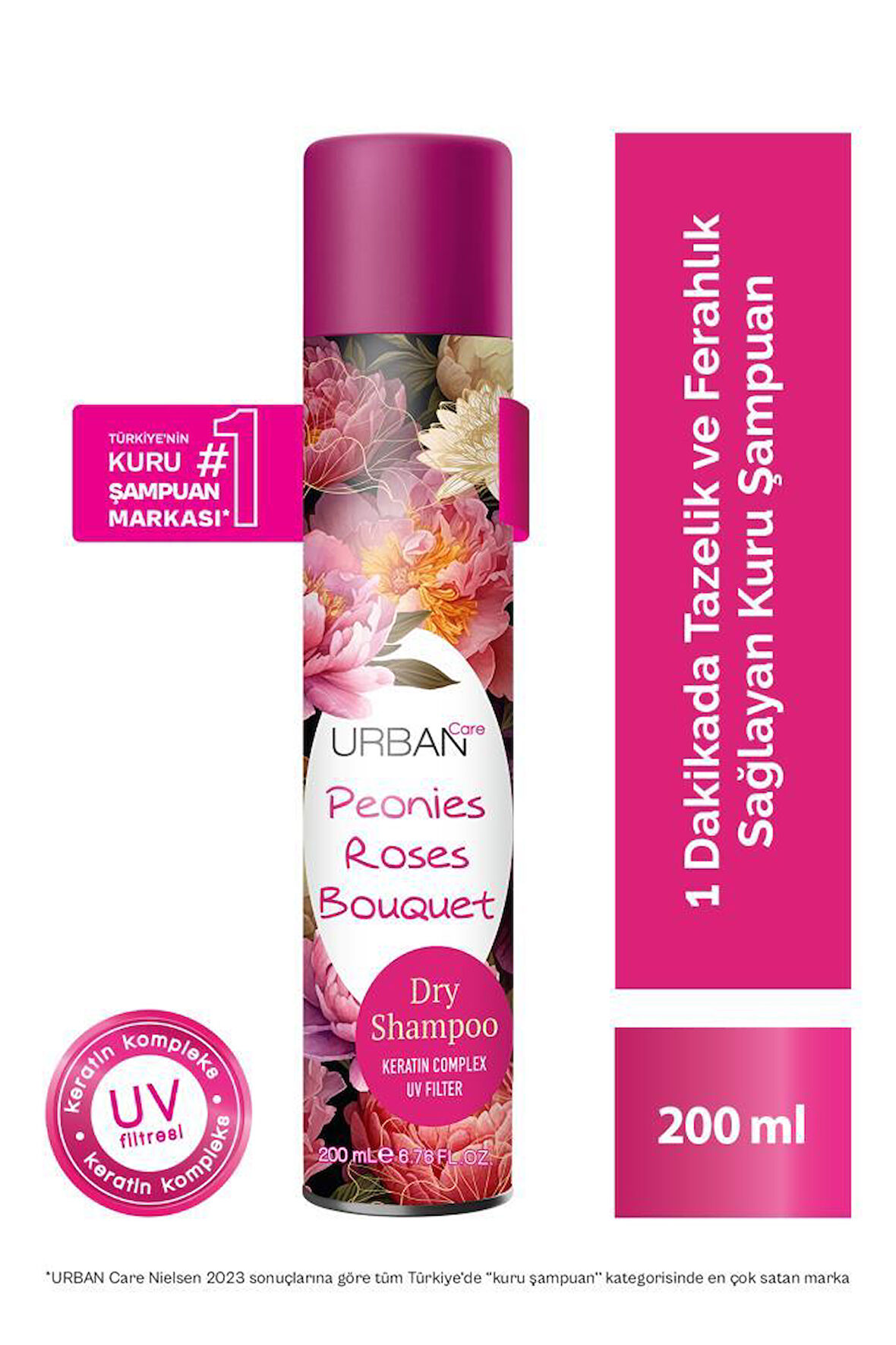 Dry Shampoo Peonies Roses Bouquet 200 ML