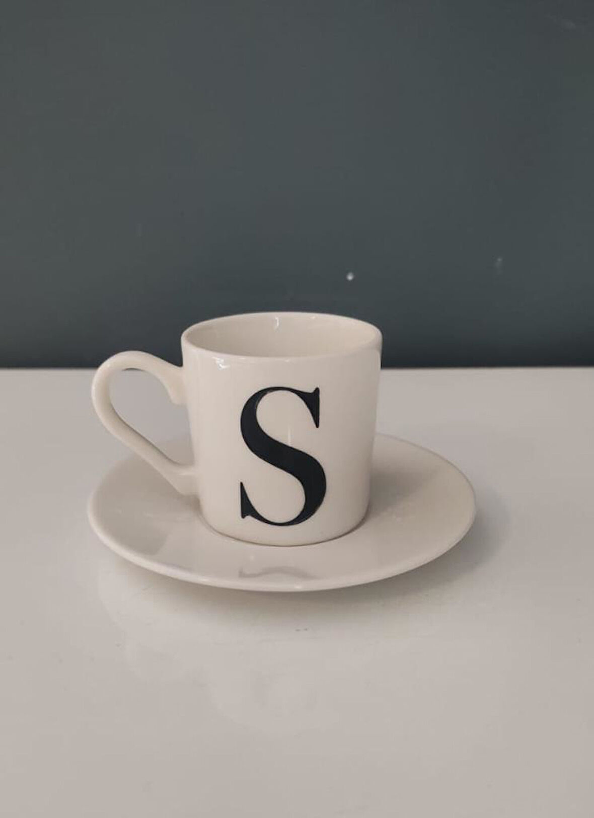 DECORIUM KUM S HARFİ KAHVE FİNCANI