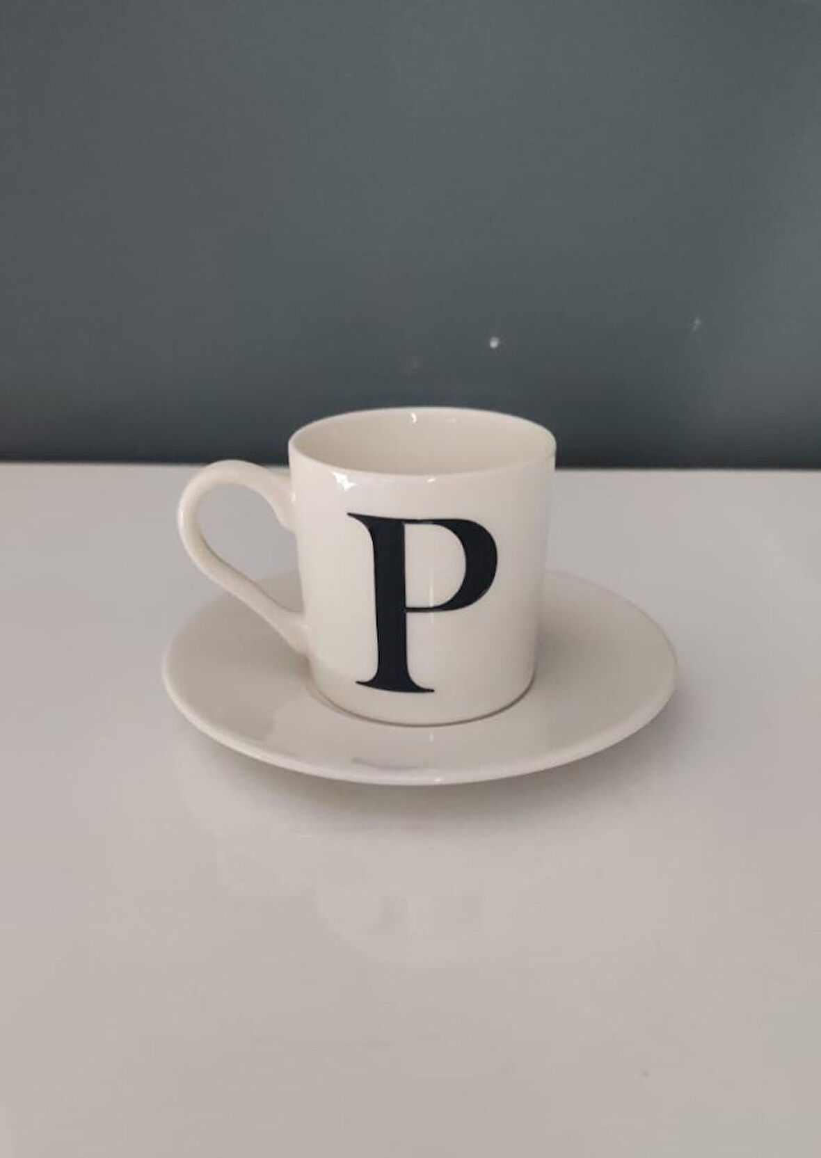 DECORIUM KUM P HARFLİ KAHVE FİNCAN TAKIMI