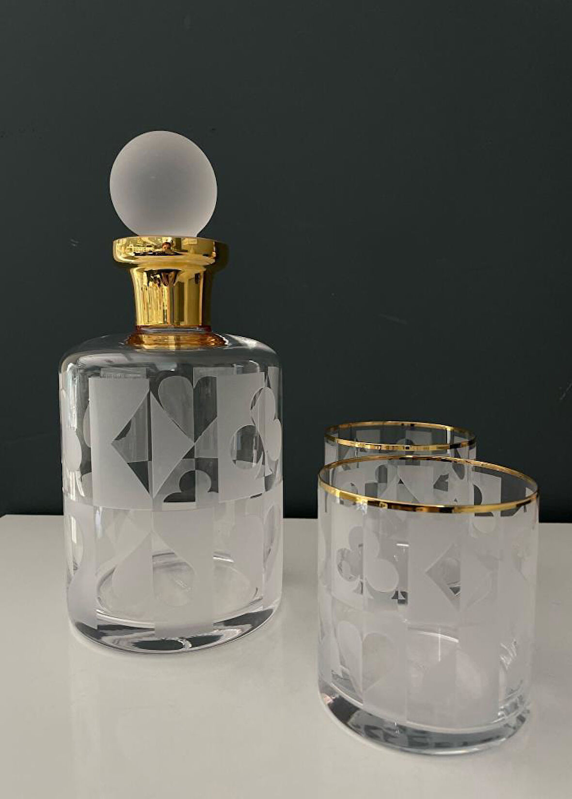 DECORIUM M06655 İSKAMBİL 3 PARÇA VİSKİ TAKIMI 