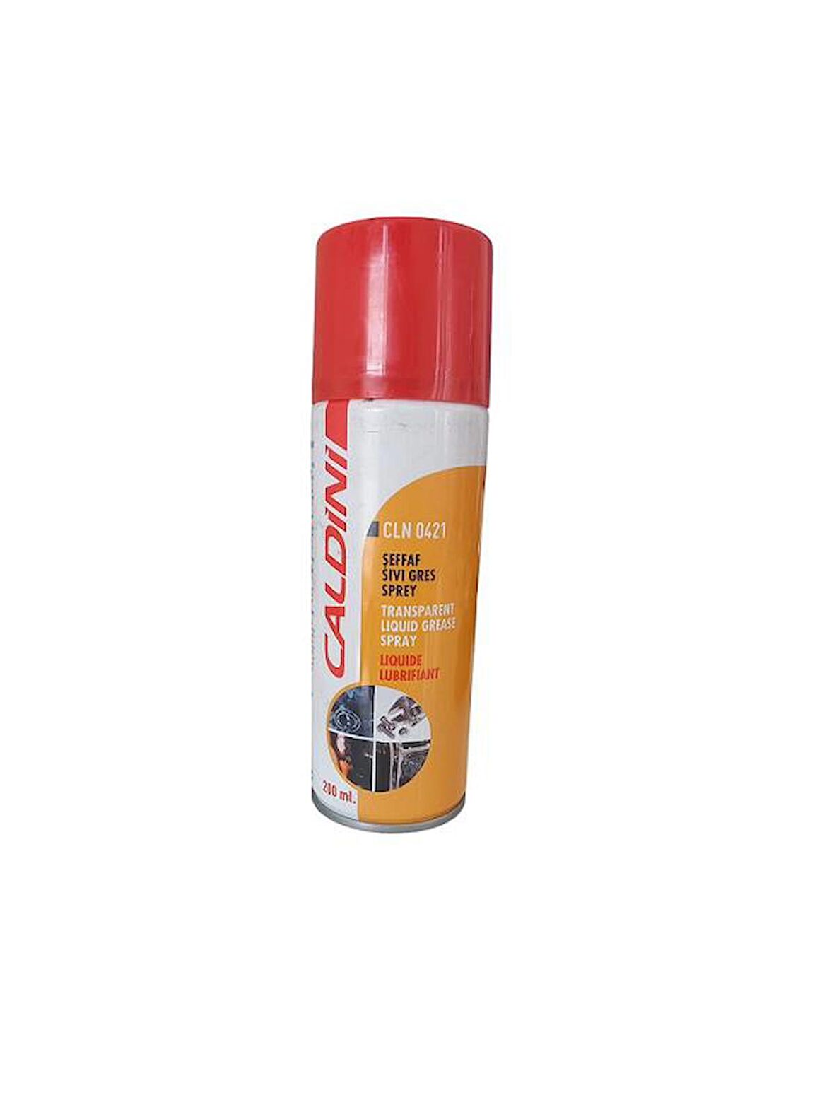 Caldini Şeffaf Sıvı Gres Sprey 200 ml CLN 0421