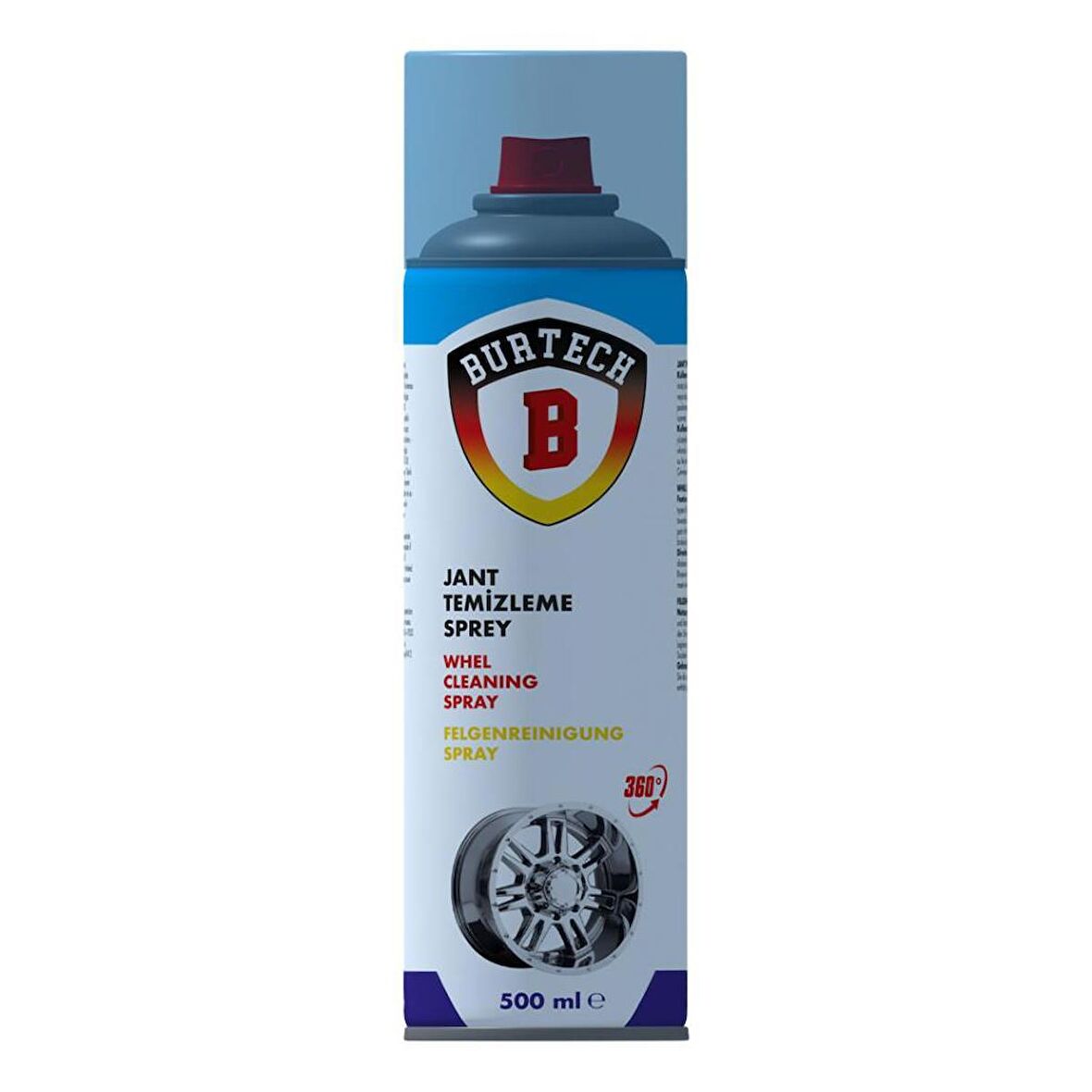 Burtech Jant Temizleme Sprey 500 Ml Asit İçermez