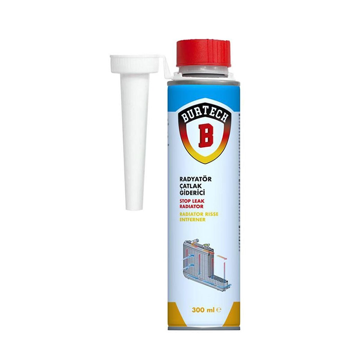 Burtech Radyatör Sızıntı Önleyici Giderici 300 Ml Çatlak Tıkayıcı