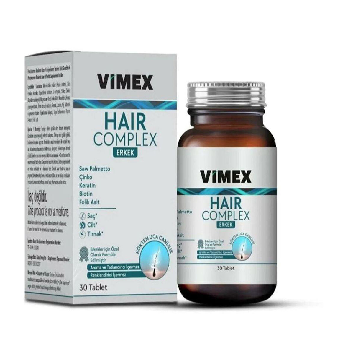 Vimex Hair Complex Erkek 30 Tablet