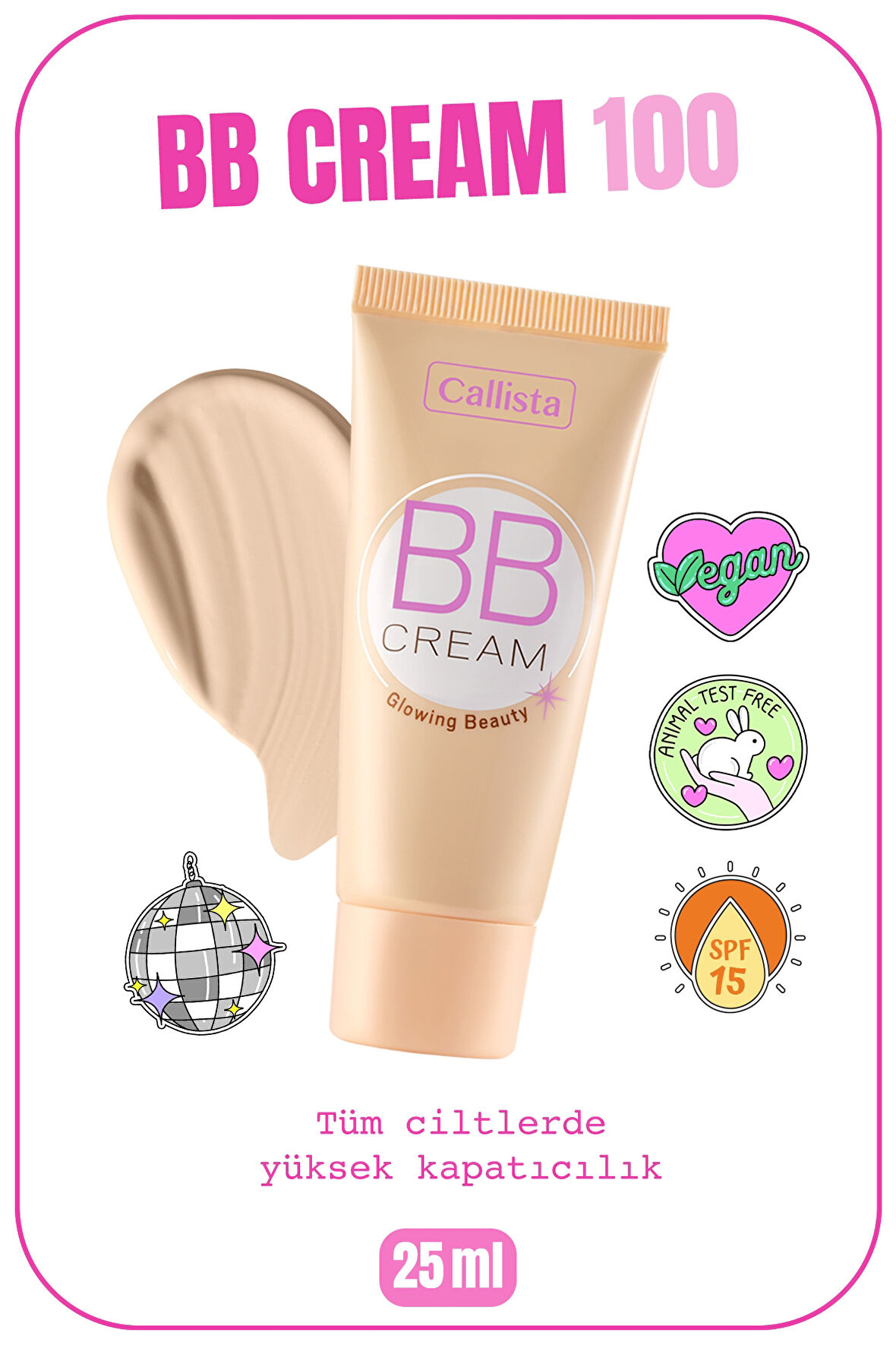 Callista BB Cream 100 - BB Krem Çok Açık