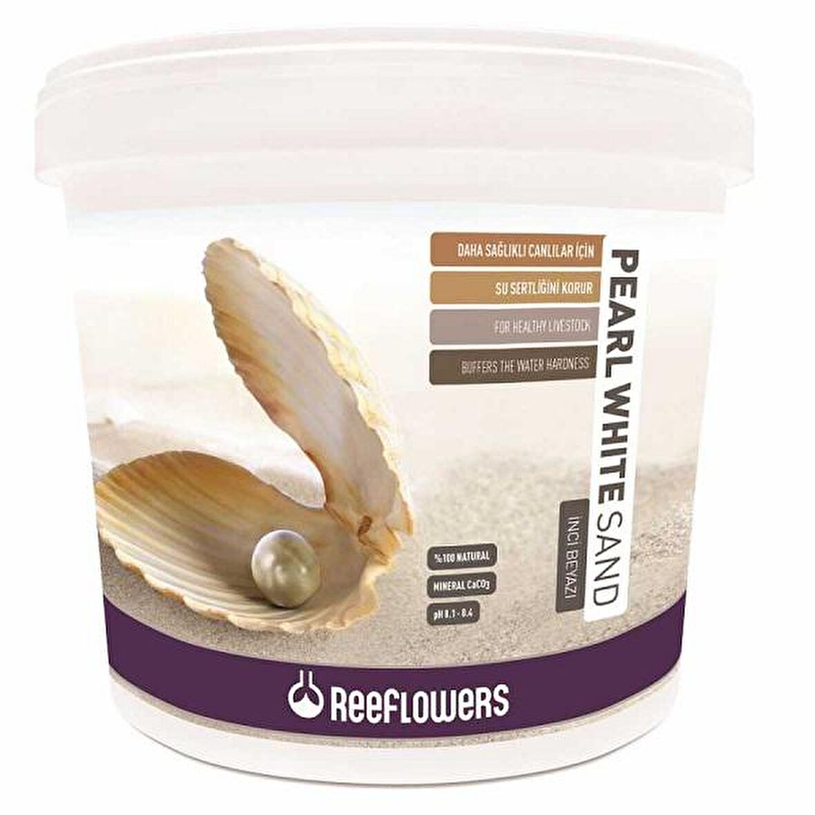 Reeflowers Pearl White Sand Akvaryum Kumu 7 Kg (1-1,5 mm)