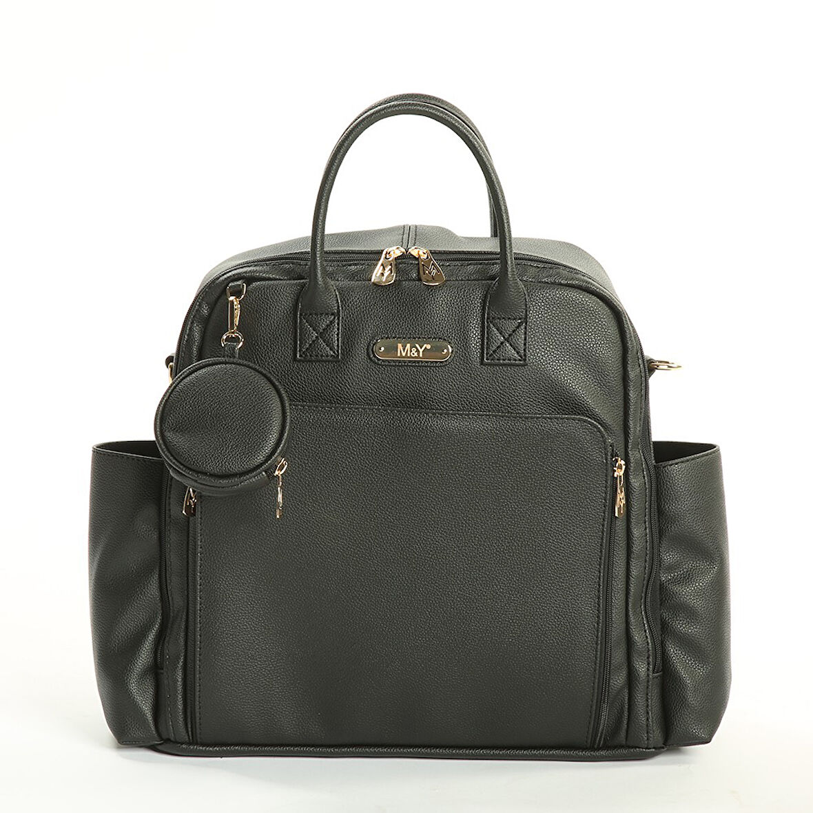 M&Y Maia Anne Bebek Bakım Sırt Çantası 7310 Siyah