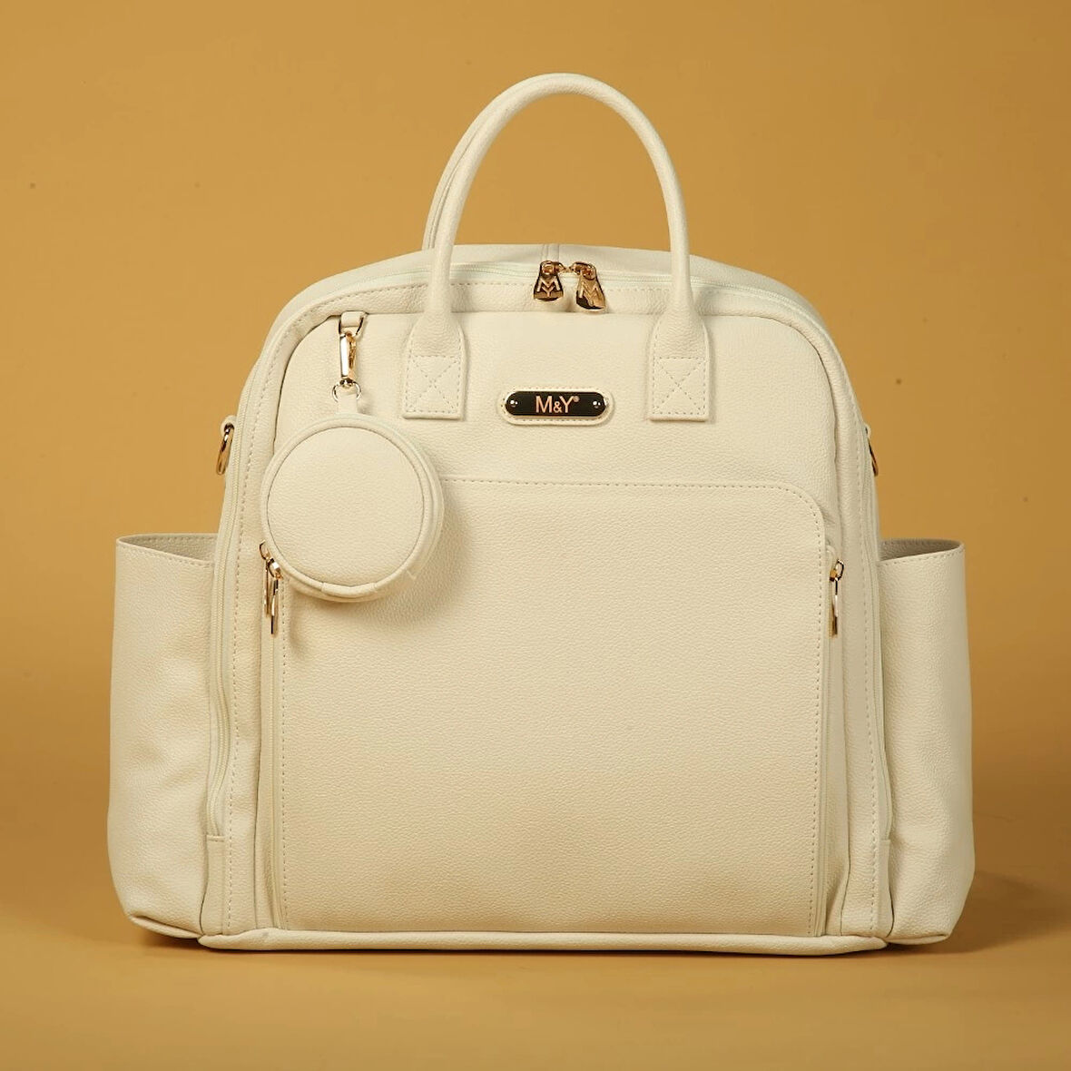 M&y Maia Anne Bebek Bakım Sırt Çantası 7310 Krem