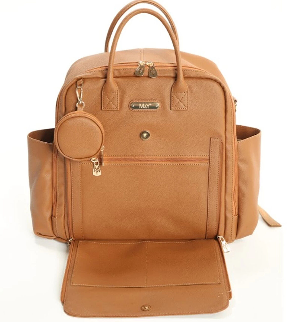 M&y Maia Anne Bebek Bakım Sırt Çantası 7310 Taba