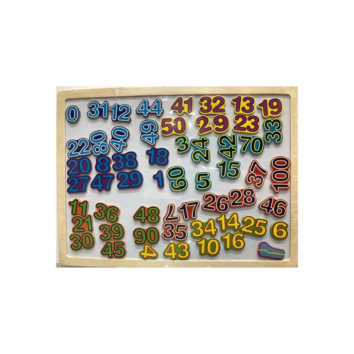 Sino Puzzle Ahşap Manyetik Rakamlar C-802