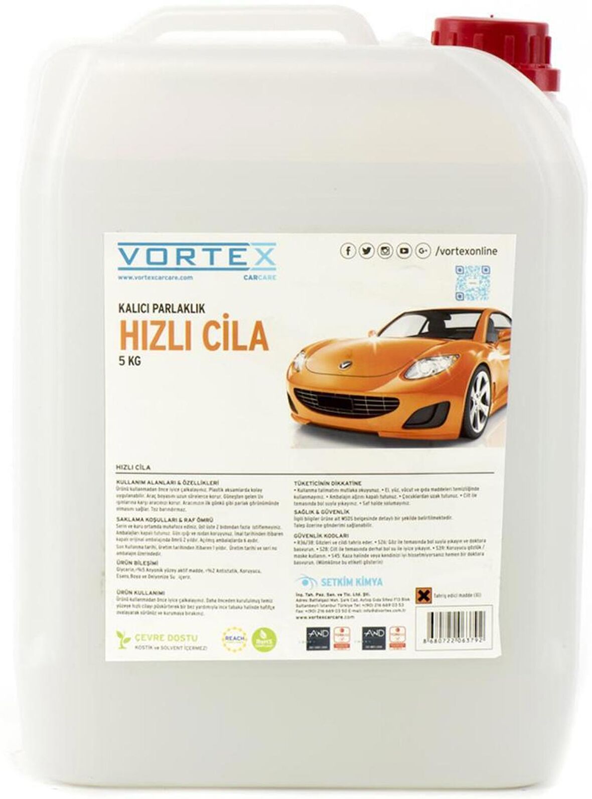 Vortex Hızlı Cila 5 Kg