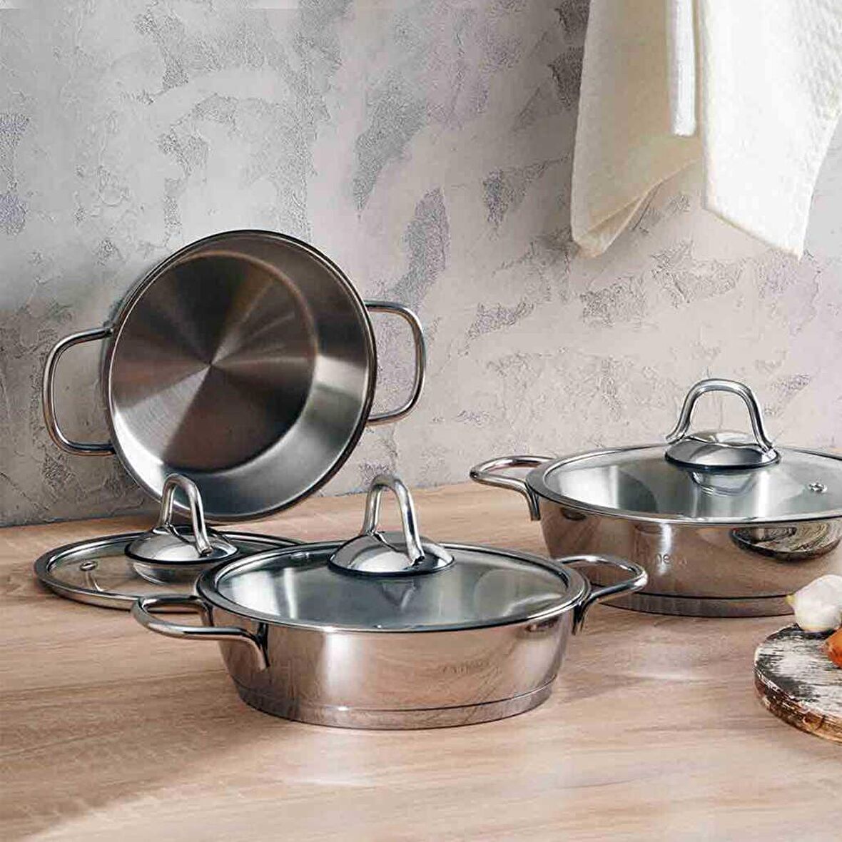 Neva N3156 Estonya 6 Parça Paslanmaz Çelik Sahan Seti