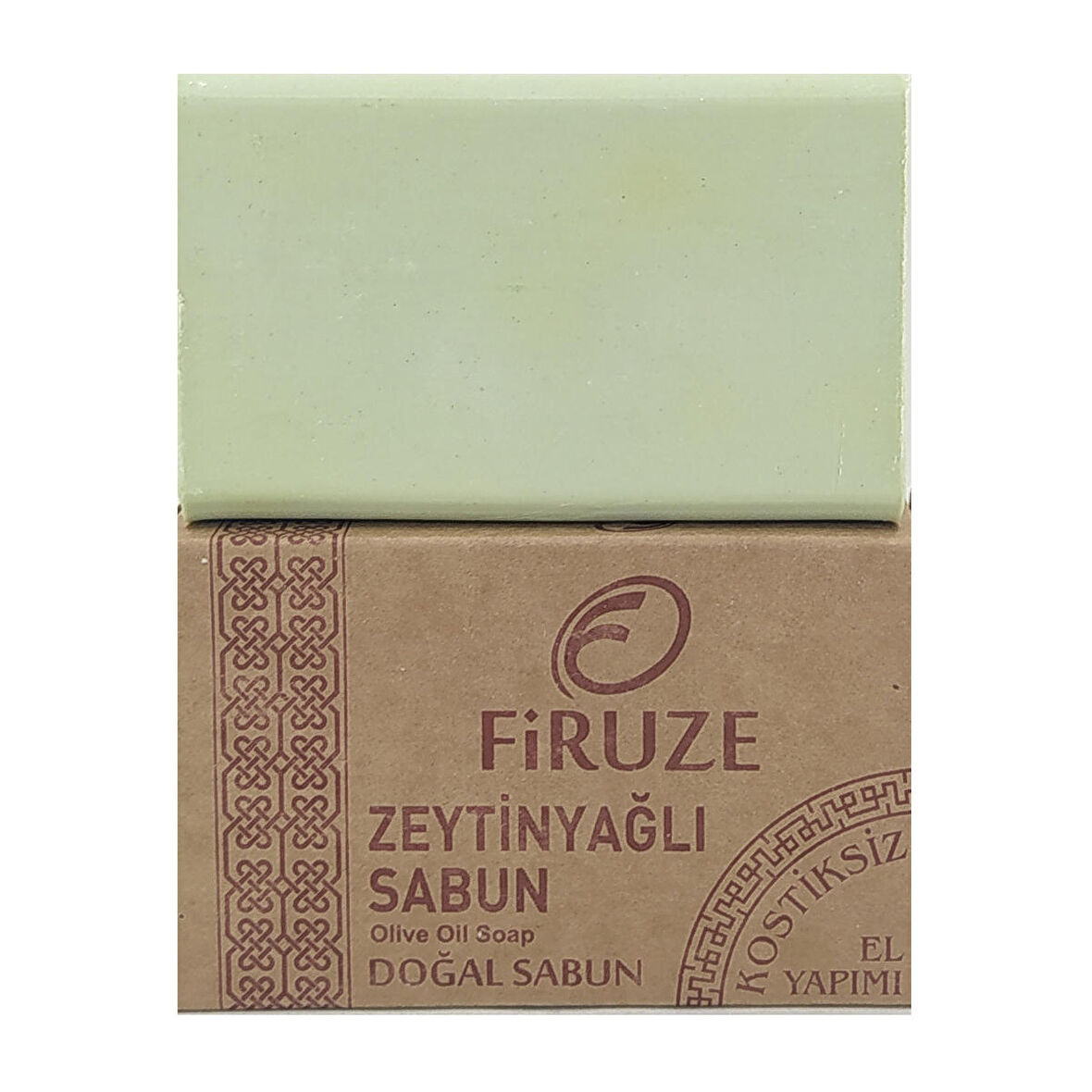 Firuze Zeytinyağlı Sabun 125gr Kostiksiz Doğal Sabun