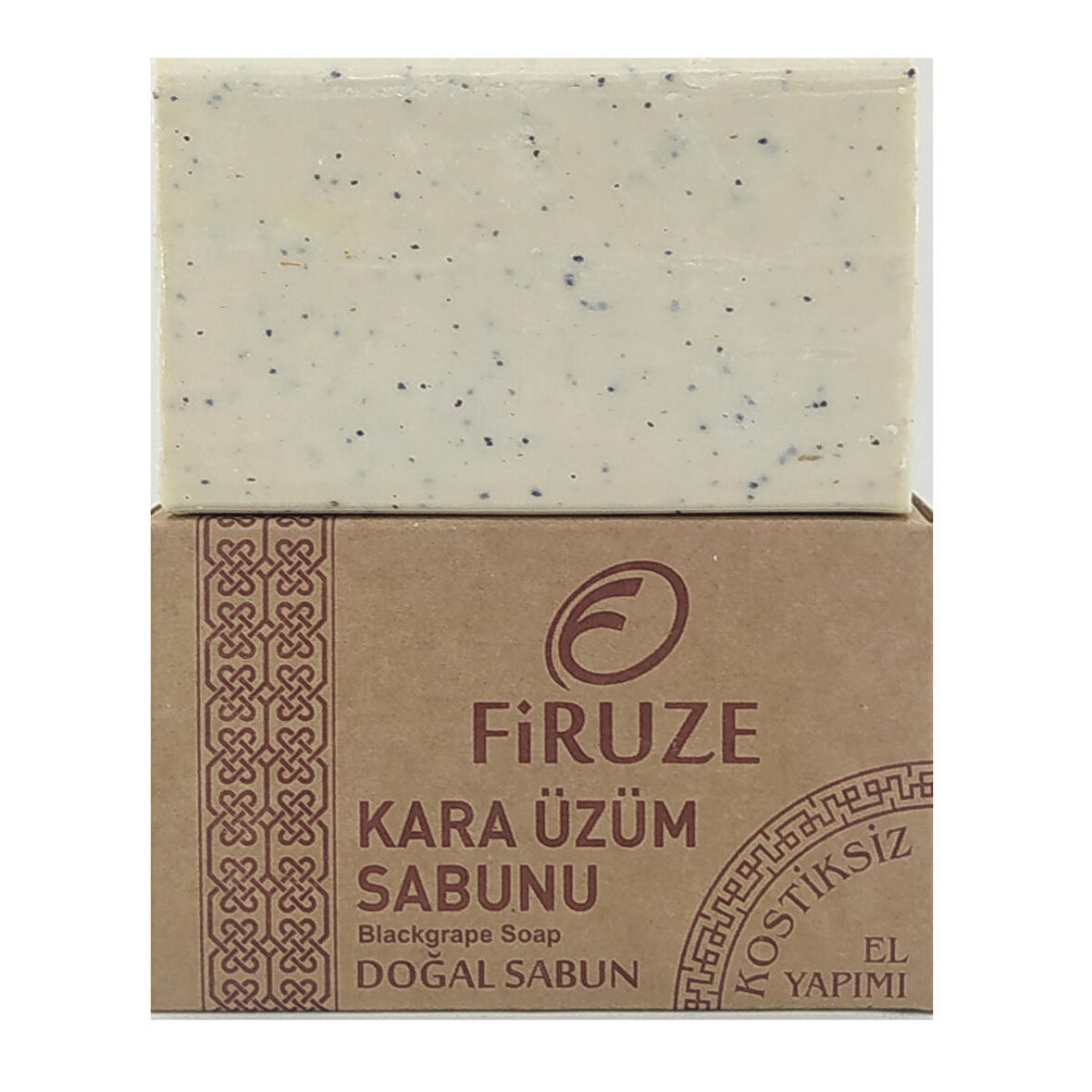 Firuze Kara Üzüm Sabunu 125gr Kostiksiz Doğal Sabun