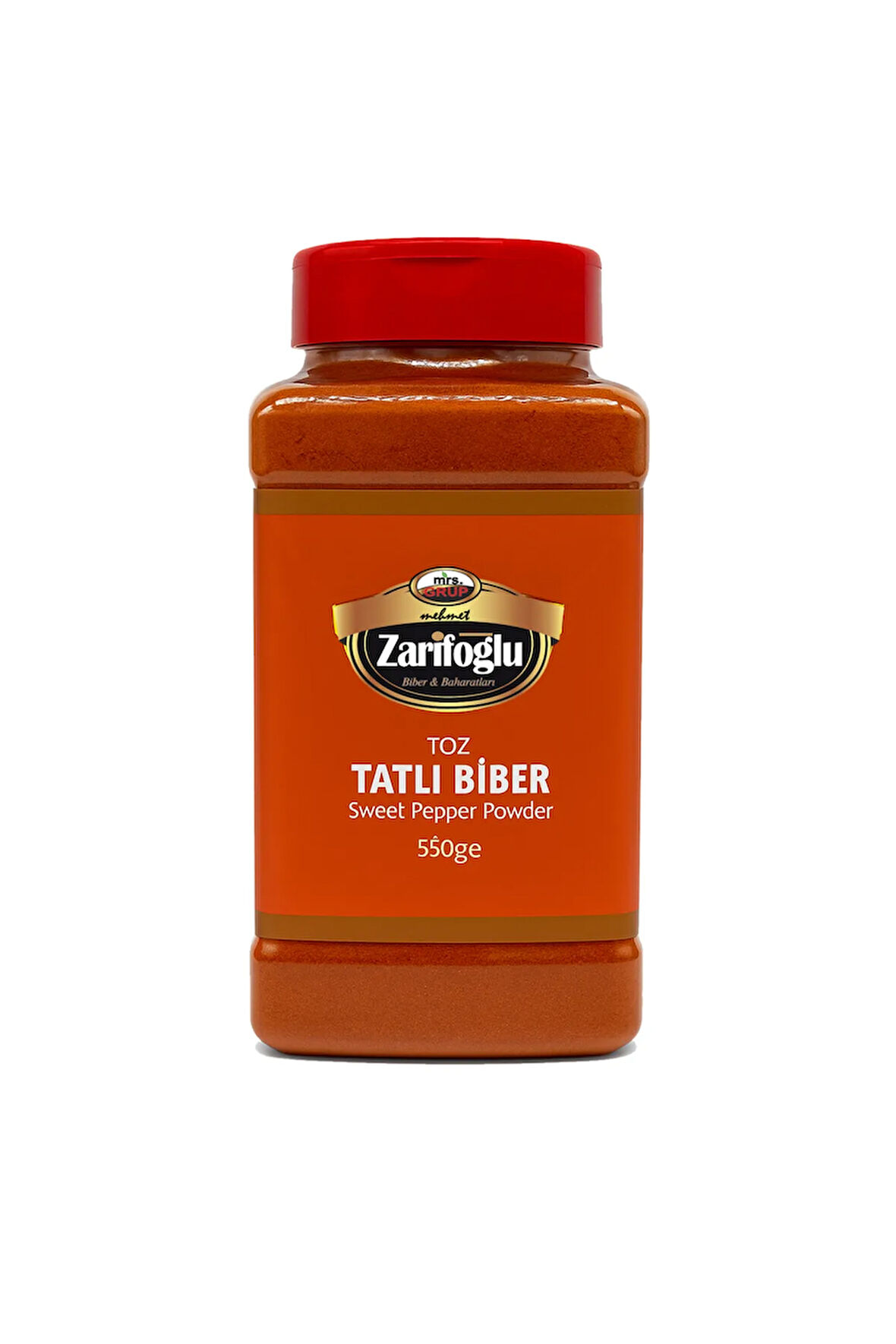 Toz Tatlı Biber Pet 550 gr Büyük Boy