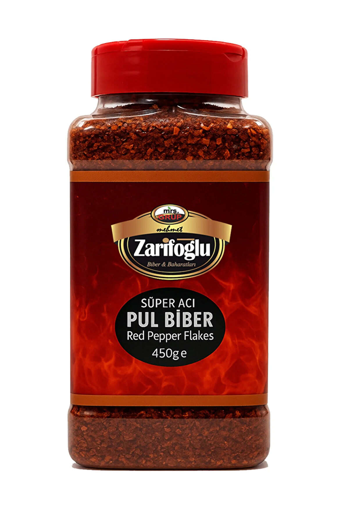 Süper Acı Pul Biber Pet 450 gr Büyük Boy