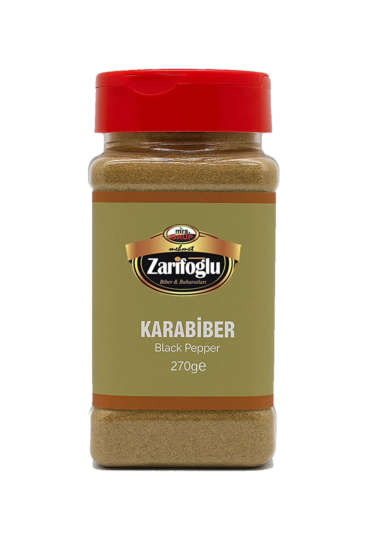 Karabiber Toz Pet 270 gr Orta Boy