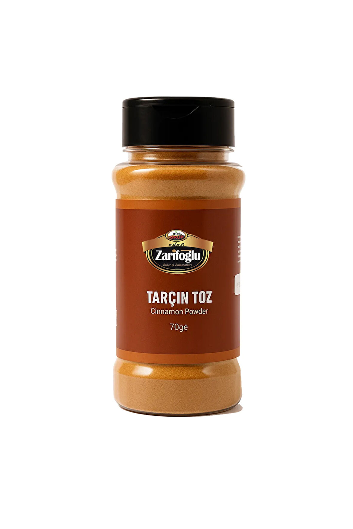 Tarçın Toz Pet 70 gr Küçük Boy