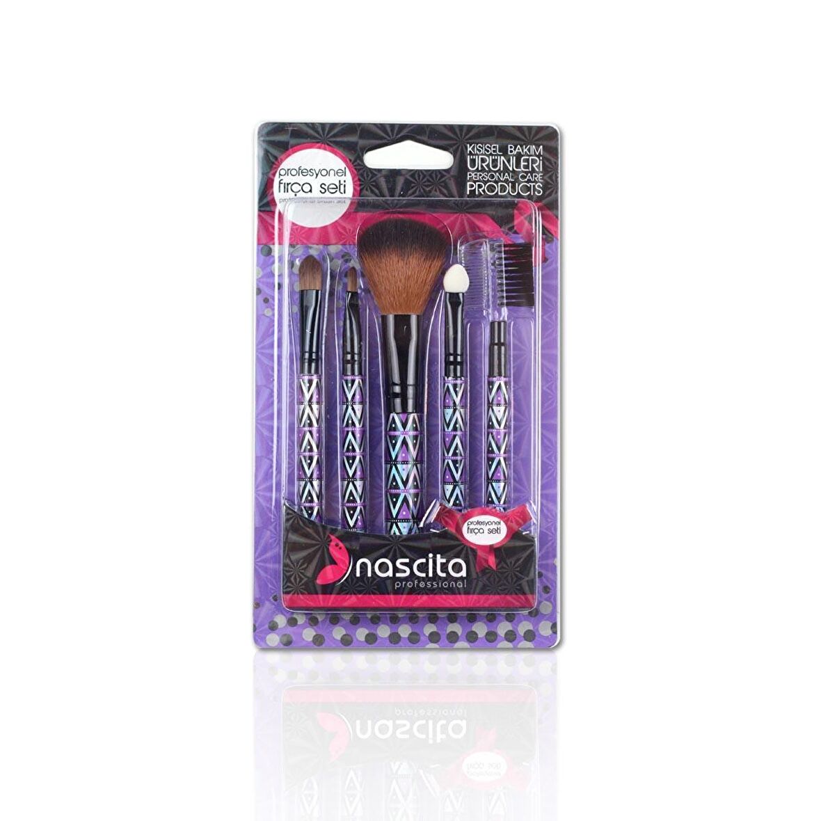 Makyaj Fırça Seti 5 Li Make-Up Brush Set Professional